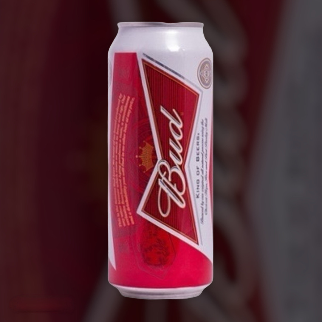 Пиво Bud світле фільтроване 4.8% 0,5 л