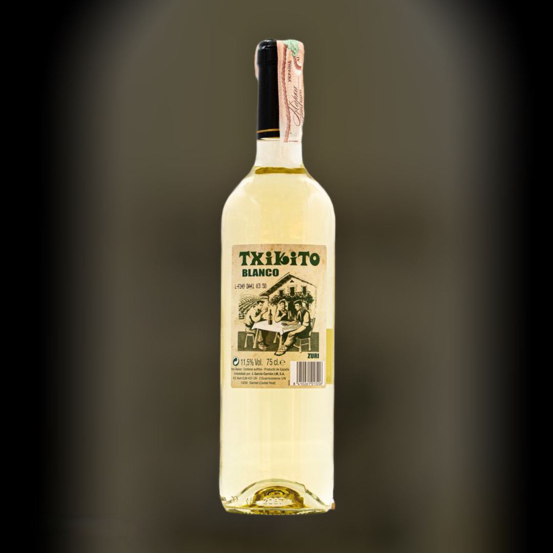 Вино Txikito Лірен біле сухе 11,5% Іспанія 0,75 л