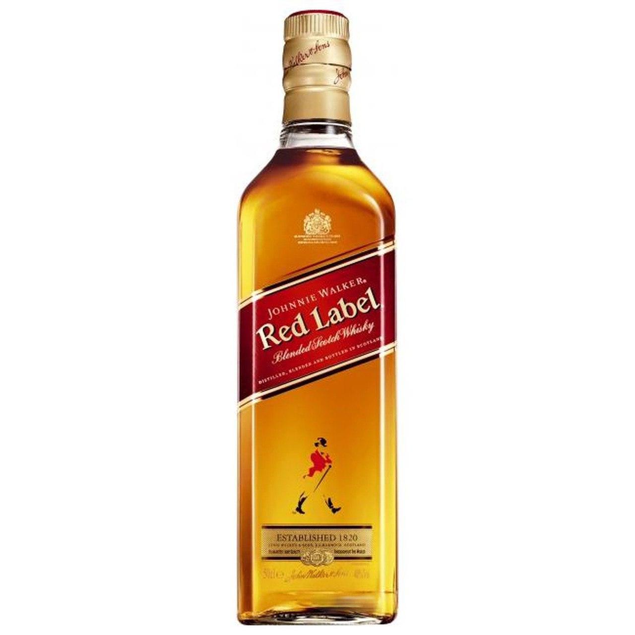 Віскі Johnnie Walker Red label замовити з доставкою вночі в Києві