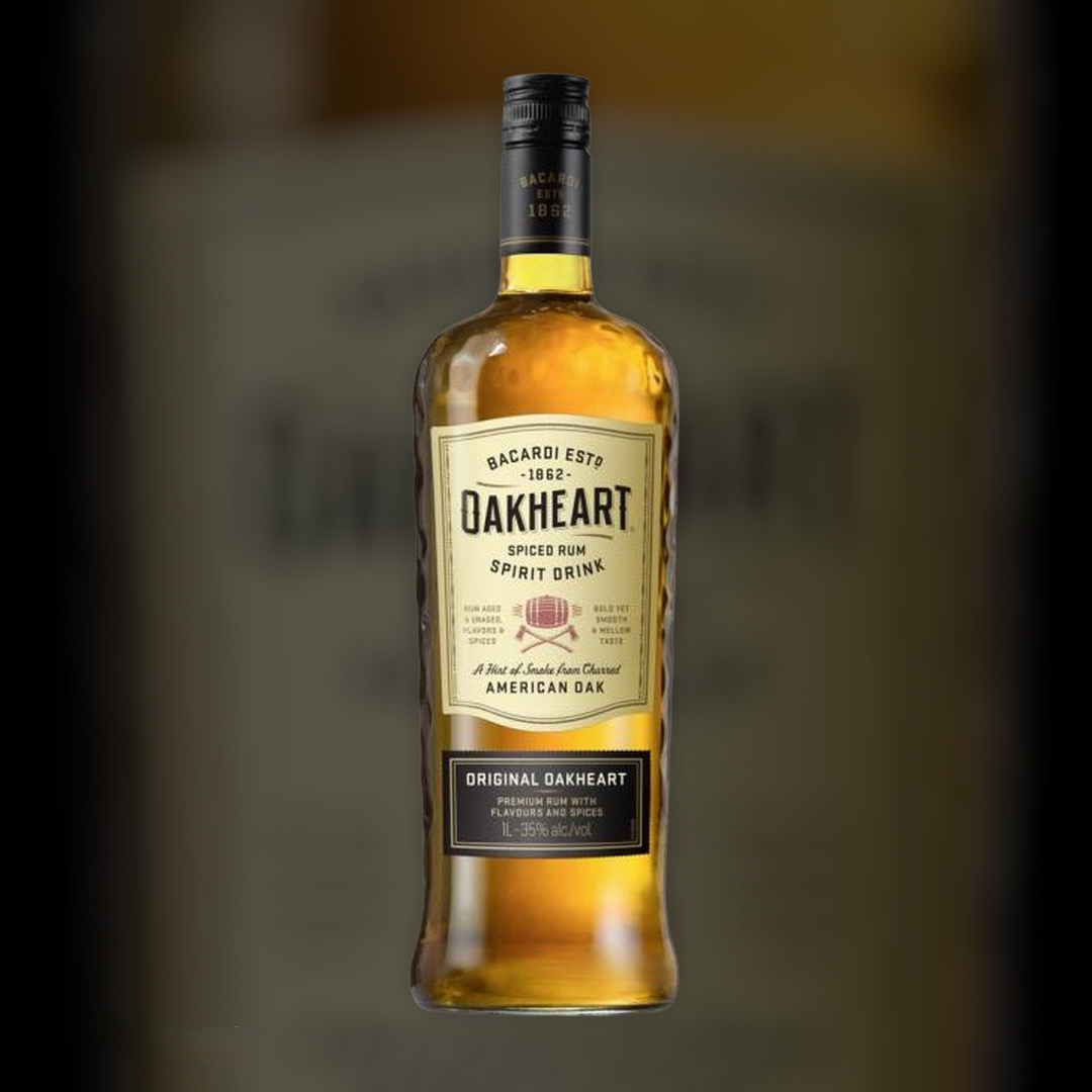 Ром Bacardi Oakheart Original 12 місяців витримки 35% 1 л